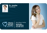 2x3.5 Dental Care Business Card Square Corner Full Color Magnet 20 mil