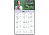 Personalized 3.5x6 inch Round Corners Religious Calendar Magnets 25 Mil