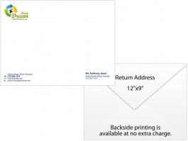 Personalized Insurance Envelope 12 x 9 Printed White